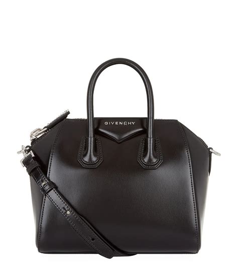 givenchy mini antigona black smooth